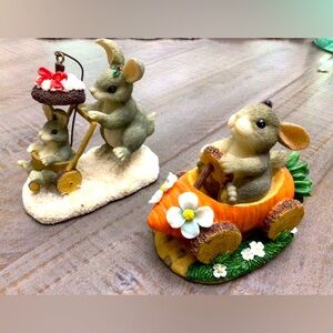Charming Tails Bunny 🐰 Figurines (2)
